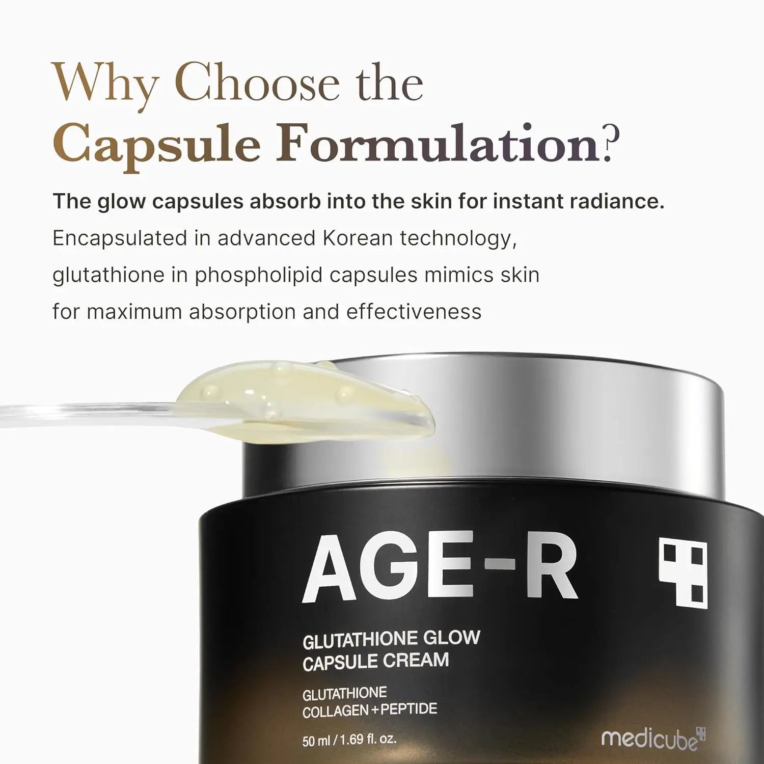 medicube AGE-R Glow Capsule Facial Cream