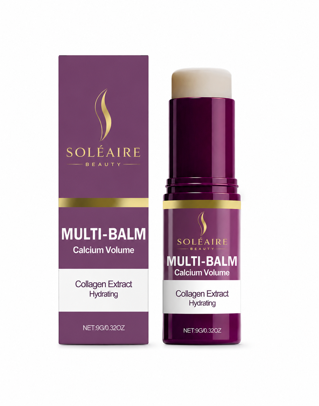 Calcium Collagen Multi Balm Stick – Hydrating Anti-Wrinkle Moisturizer for Face, Eyes & Neck