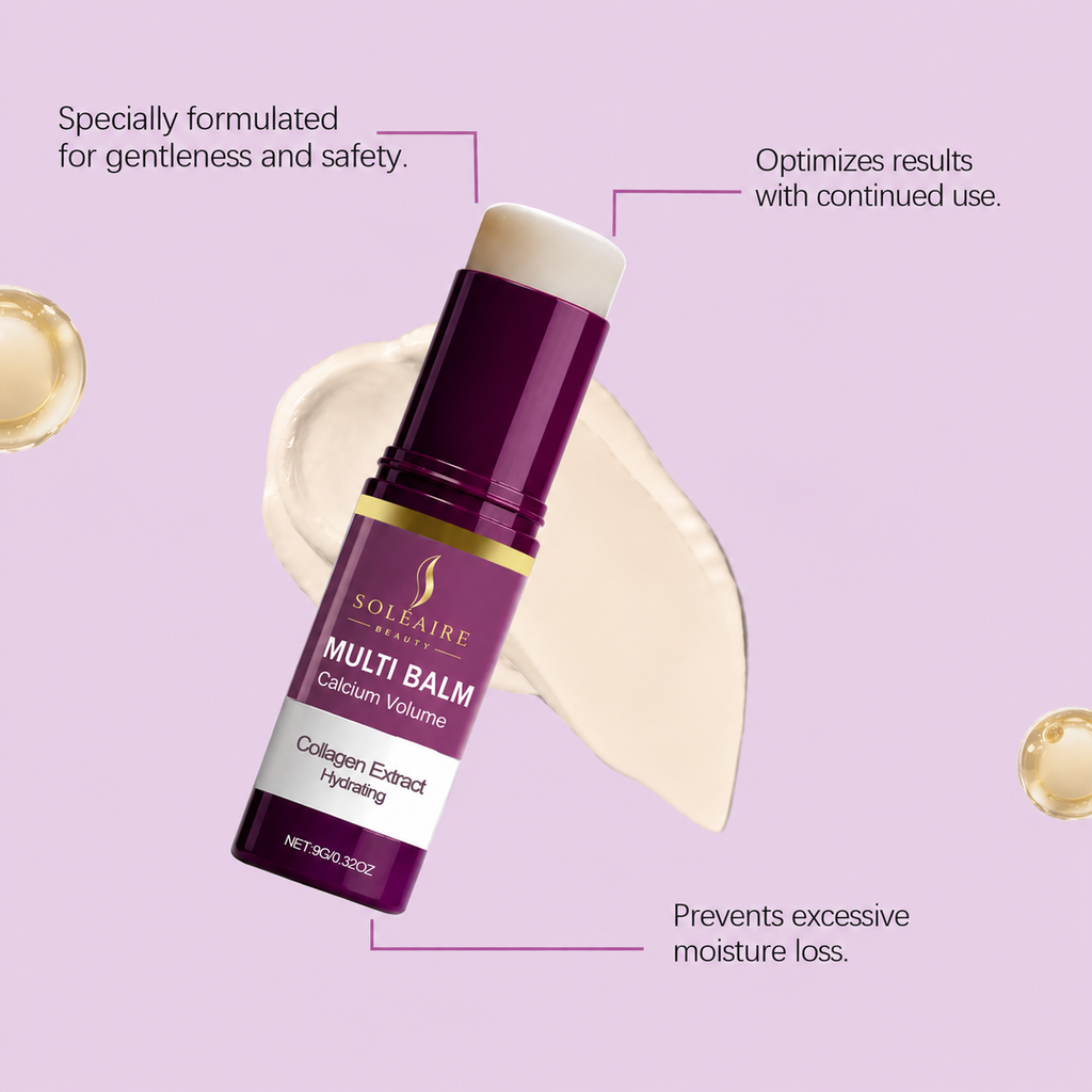 Calcium Collagen Multi Balm Stick – Hydrating Anti-Wrinkle Moisturizer for Face, Eyes & Neck