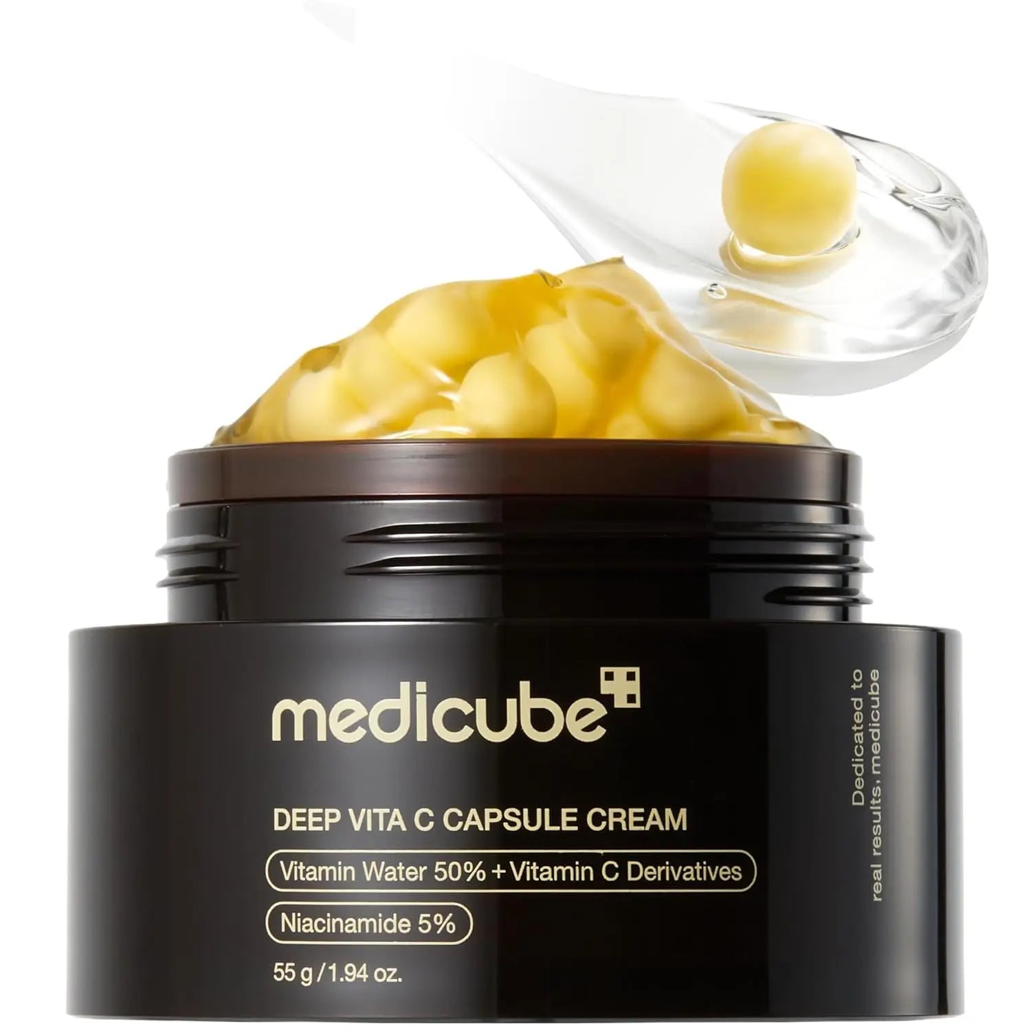 medicube Capsule Cream with liposome Vitamin C golden capsules